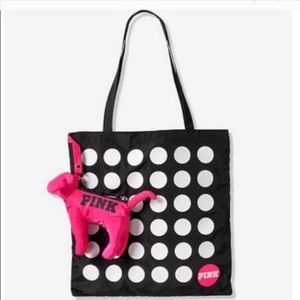 VS/PINK "PINK" Foldable Zipper Dog Tote NWT